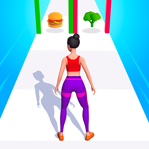 Jogo de corrida 3D da competição Twerk