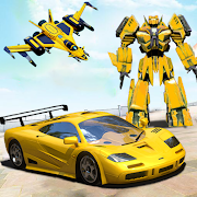 Transformação de carro robô: jogo de transformação 3D