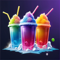 Frozen slush maker Rainbow ice