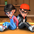 Salve a casa: jogo divertido em 3D