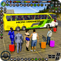 Motorista de ônibus 3D de ônibus real