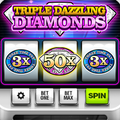 Slots triplos de diamantes deslumbrantes