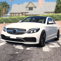 Carro de estacionamento real Mers C63s