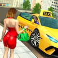 Condução de carro de táxi: Taxi Sim 3D