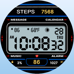 Retro watch face-wk