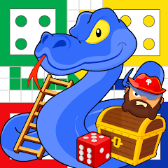 Jogo Ludo com cobras e escadas-wg