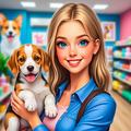 Loja de animais do jogo de supermercado