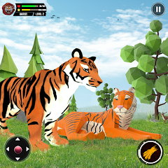 Selvagem Tigre Sim Jogos 3D-HO