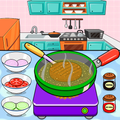 Jogo de culinária 2D para conjunto de cozinha