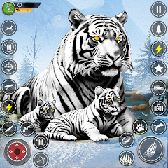 Snow Tiger Family Simulator 3D-D0