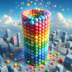 Bubble Tower 3D!-Tr